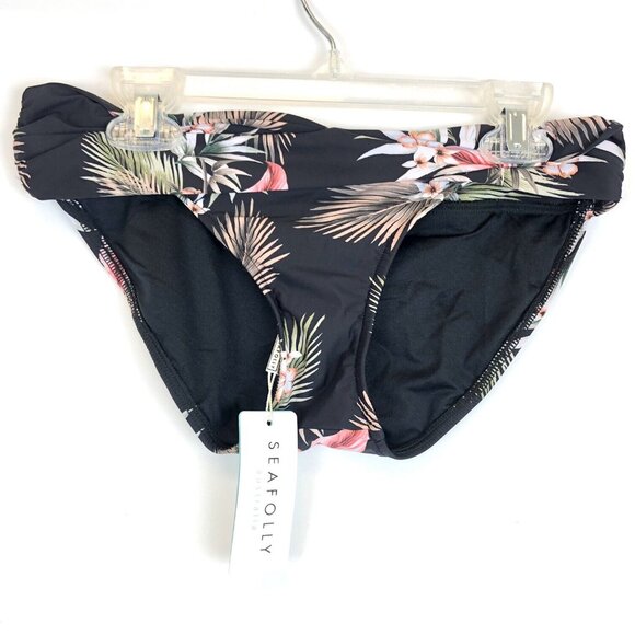 Seafolly, Women’s Ocean Alley Twist Band Mini Hipster Bikini Bottom, US Size 4 - Picture 1 of 3